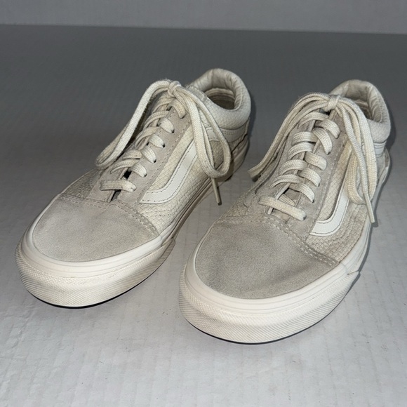 Vans Woven Check Old Skool Marshmallow Women’s Sneakers - Picture 3 of 12